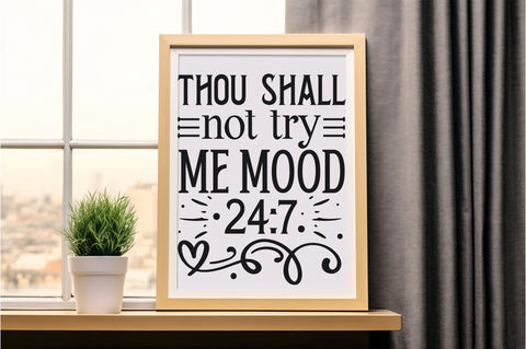 Thou shall not try me Svg Design SVG Regulrcrative 