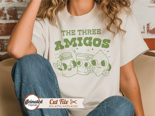 Three Amigos Cinco De Mayo svg SVG Caffeinated SVGs 