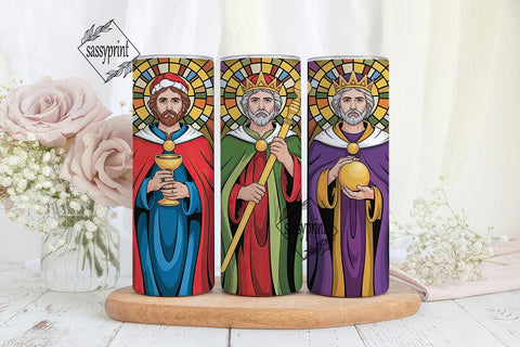 Three Kings Tumbler Wrap Sublimation sassyprint 