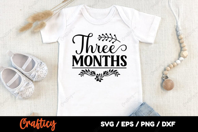 Three months SVG Design SVG Designangry 