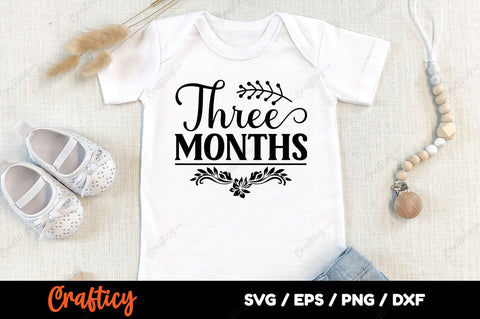Three months SVG Design SVG Designangry 