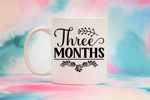 Three months SVG Design SVG Designangry 