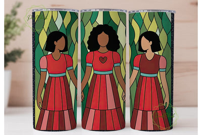 Three Sisters Stained Glass 20oz Tumbler Sublimation PixelChick 
