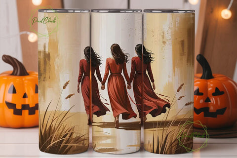 Three Sisters Tumbler Wrap PNG Sublimation PixelChick 