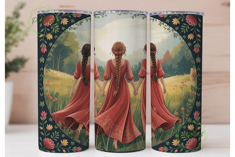 Three Sisters Tumbler Wrap PNG Sublimation PixelChick 