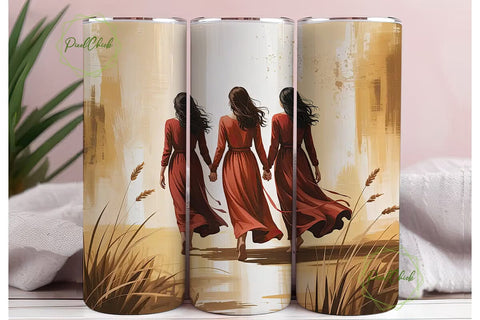 Three Sisters Tumbler Wrap PNG Sublimation PixelChick 