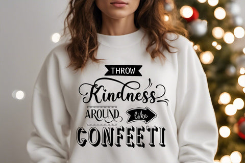 Throw Kindness Around I Kindness SVG I Kindness Shirt SVG SVG Happy Printables Club 