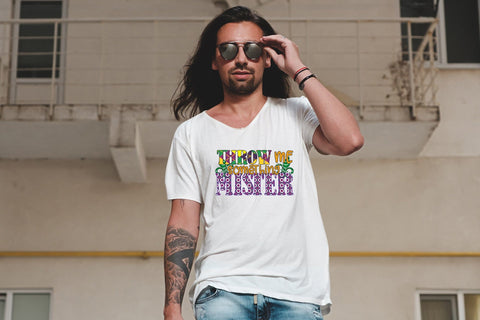 Throw Me Something Mister, Mardi Gras Sublimation Sublimation CraftLabSVG 