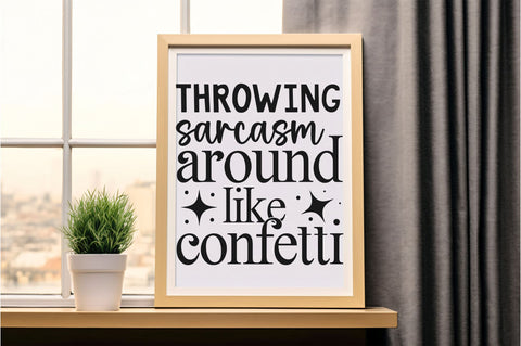 Throwing sarcasm around Svg Design SVG Regulrcrative 