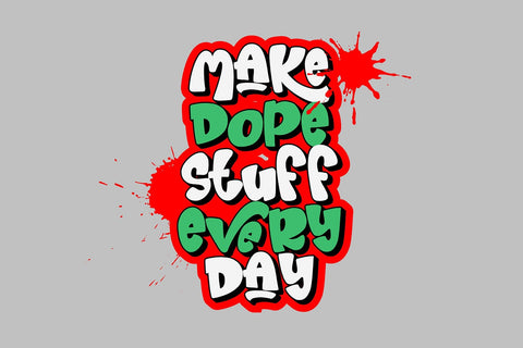 Throwz Graff – Playful Throw-Up Style Graffiti Font Font Mozzatype 