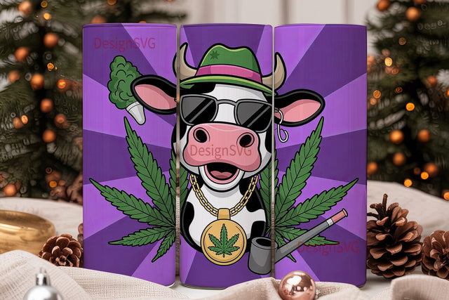 THSPjuana Cow 20oz Tumbler Wrap Sublimation DesignSVG 