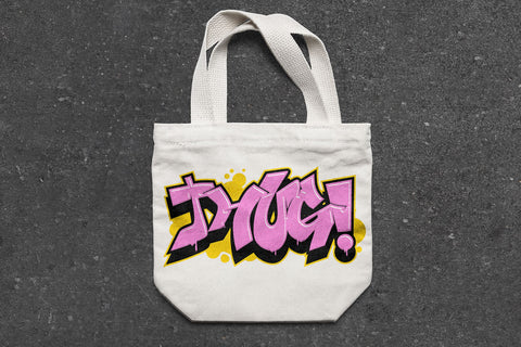 Thug Graffiti Street Art Graphic | SVG, PNG, EPS, PDF, AI SVG Mozzatype 