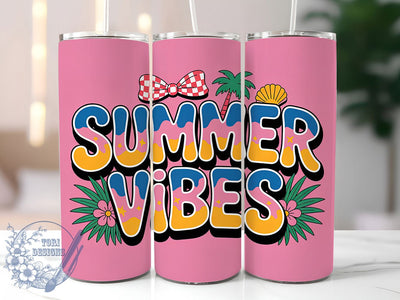 Tie-Dye Summer Vibes 20oz Tumbler, Tie-Dye Summer Wrap, Vibrant Pattern PNG, 20oz Skinny Tumbler, Colorful Tie-Dye Sublimation, Energy Beach Art, Summer Warmth Graphic, Tropical Tie-Dye Design Sublimation ToriDesigns 