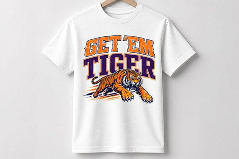 Tiger Mascot PNG School Spirit Team Support Digital Download SVG BillahCrafts 