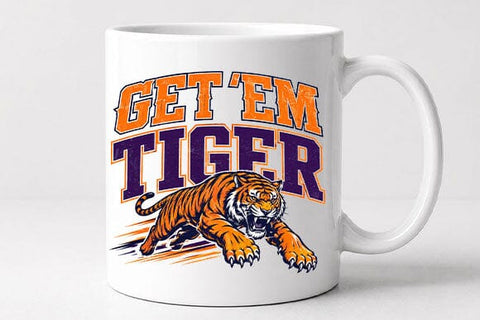 Tiger Mascot PNG School Spirit Team Support Digital Download SVG BillahCrafts 