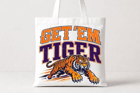Tiger Mascot PNG School Spirit Team Support Digital Download SVG BillahCrafts 