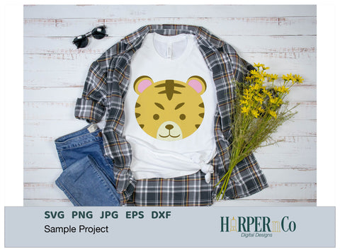 Tiger SVG PNG Cut EPS File SVG HarperNCo 