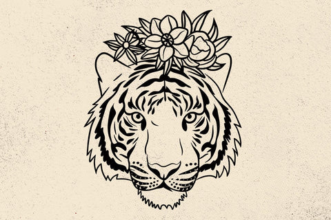 Tiger svg, tiger with glasses bubble gum , Tiger mascot svg , funny Wild Animal head Clipart, mascot logo Vector SVG DesignDestine 