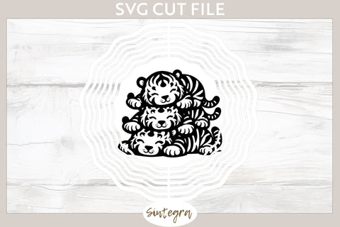 Tigers Pile v1 SVG Cut File SVG Sintegra 