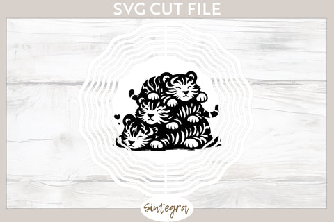Tigers Pile v4 SVG Cut File SVG Sintegra 