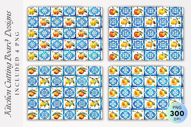 Tiles Cutting Board PNG Design Sublimation Regulrcrative 