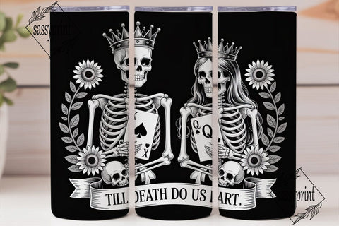 Till Death Tumbler Wrap PNG Sublimation sassyprint 