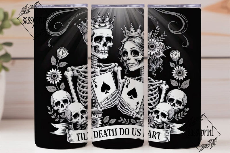 Till Death Tumbler Wrap PNG Sublimation sassyprint 