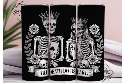 Till Death Tumbler Wrap PNG Sublimation sassyprint 