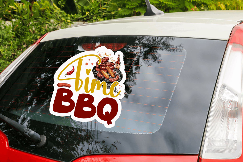 Time bbq Sticker Design - So Fontsy