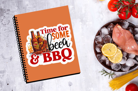 Time for some beer Sticker Design Sublimation Regulrcrative 