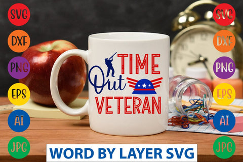 Time Out Veteran SVG DESIGN SVG Rafiqul20606 