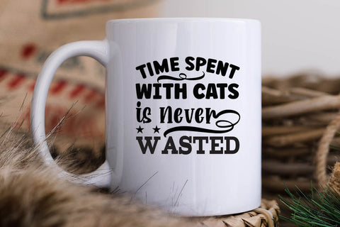 Time Spent with Cats is never Wasted-01 SVG Angelina750 
