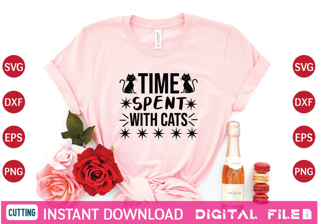 time spent with cats svg SVG designer krishna 