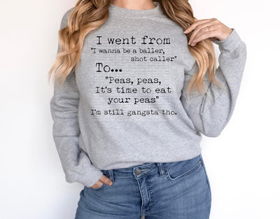 Time To Eat Your Peas PNG | Parenting Evolution Humor Design | Adult Life Reality Sublimation Sublimation Crafting After Dark 