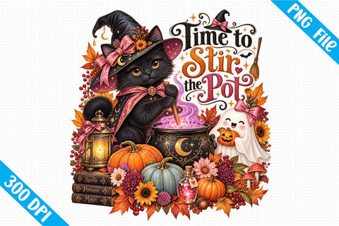 Time to Stir the Pot PNG Designs Sublimation Craftlabsvg24 