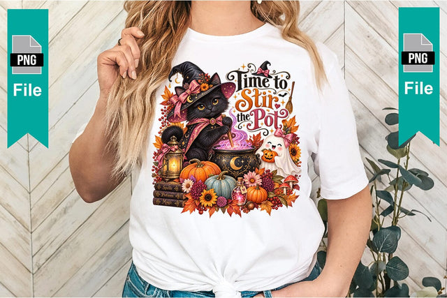 Time to Stir the Pot PNG Designs Sublimation Craftlabsvg24 