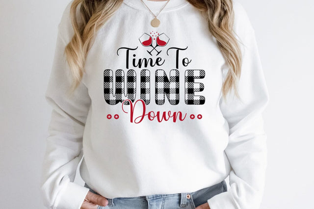 Time To Wine Down SVG Design SVG Designangry 