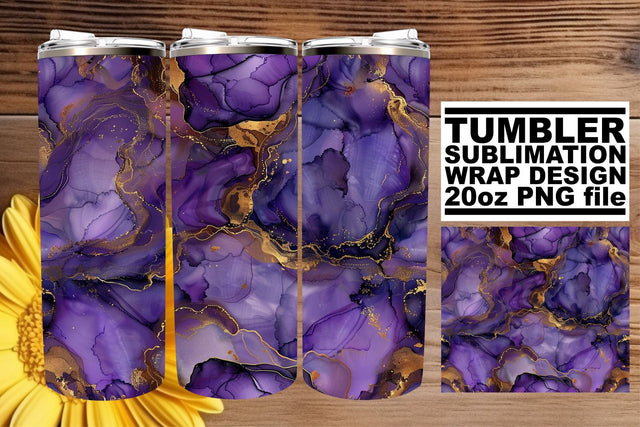 Timeless Marble Elegance Sublimation Wrap for 20oz Tumblers Sublimation afrosvg 