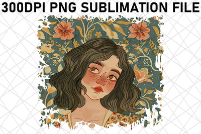 Timeless Portrait Art PNG Design - Sublimation Sublimation afrosvg 