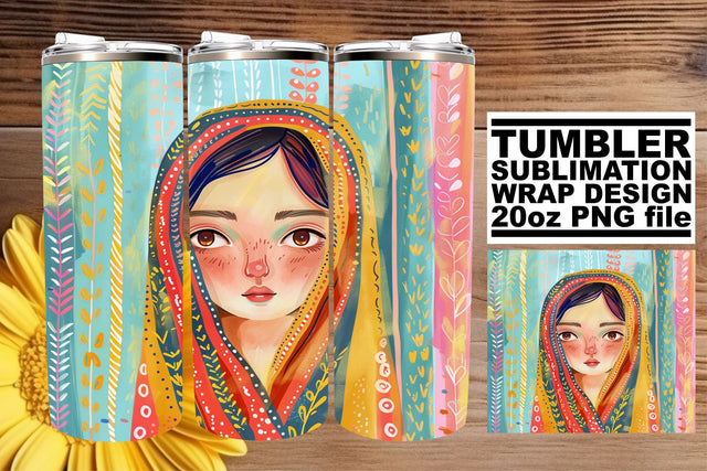 Timeless Portrait Art Tumbler Design - Sublimation 20oz Sublimation afrosvg 