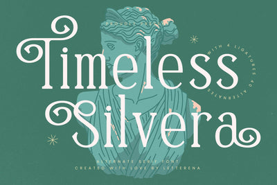 Timeless Silvera - Alternate Serif Font Font Letterena Studios 