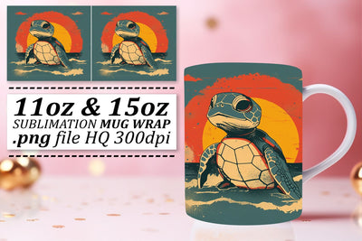 Timeless Style Animals Mug Design Sublimation afrosvg 