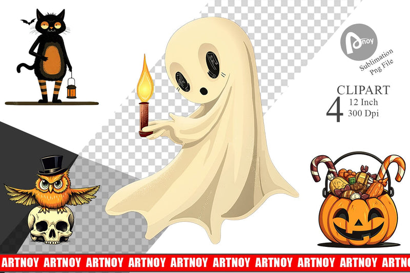 Timeless Tricksters Clipart Sublimation artnoy 