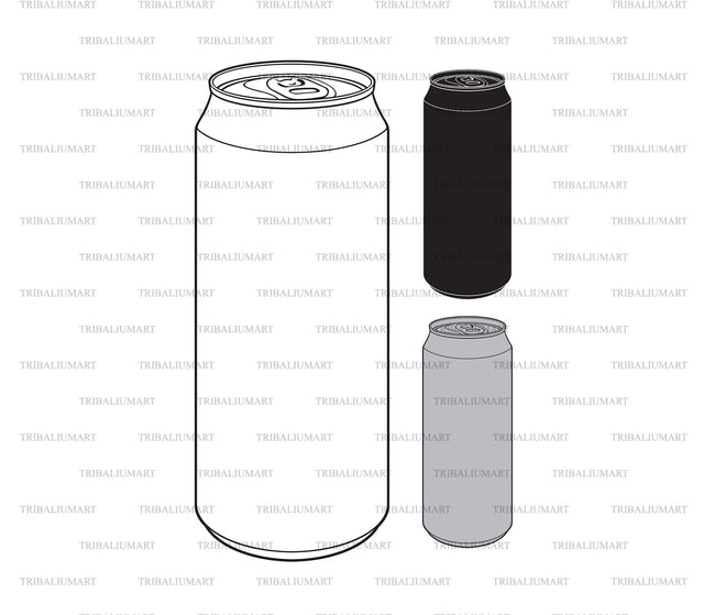 Tin can with open key SVG TribaliumArtSF 