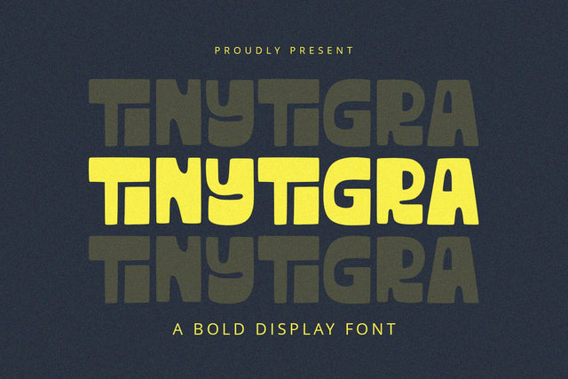 TinyTigra - Display Font Font Alpaprana Studio 