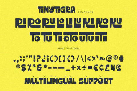 TinyTigra - Display Font Font Alpaprana Studio 