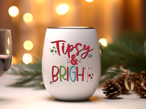 Tipsy and Bright Christmas Design PNG SVG JPG EPS DXF SVG So Fontsy Design Shop 
