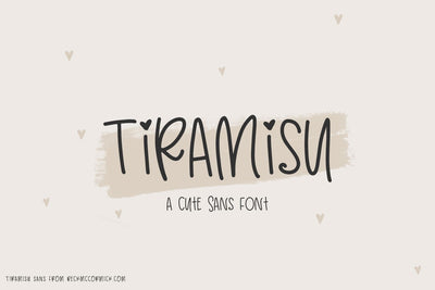 Tiramisu Sans Font Beck McCormick 