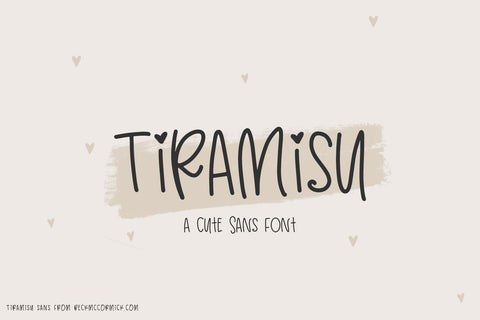 Tiramisu Sans Font Beck McCormick 