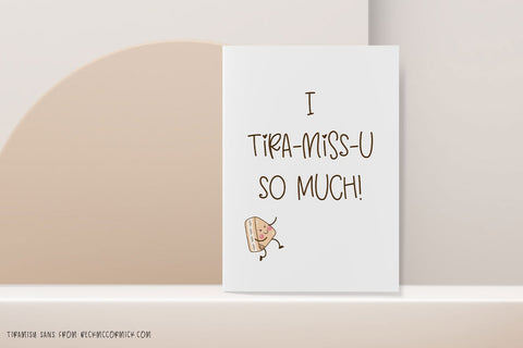 Tiramisu Sans Font Beck McCormick 
